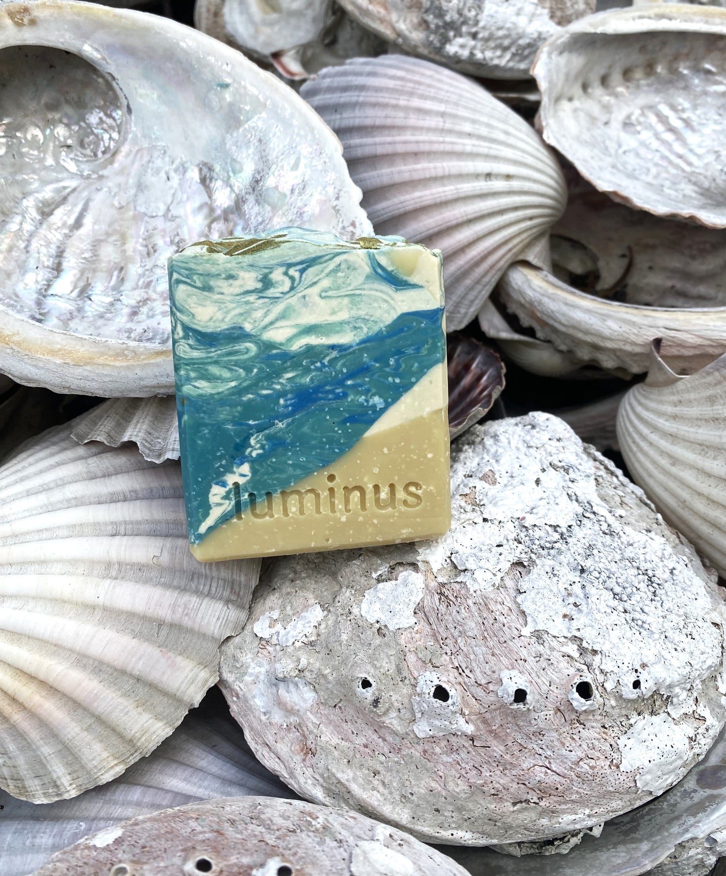 Beach handmade soap bar. Made in Tasmania .